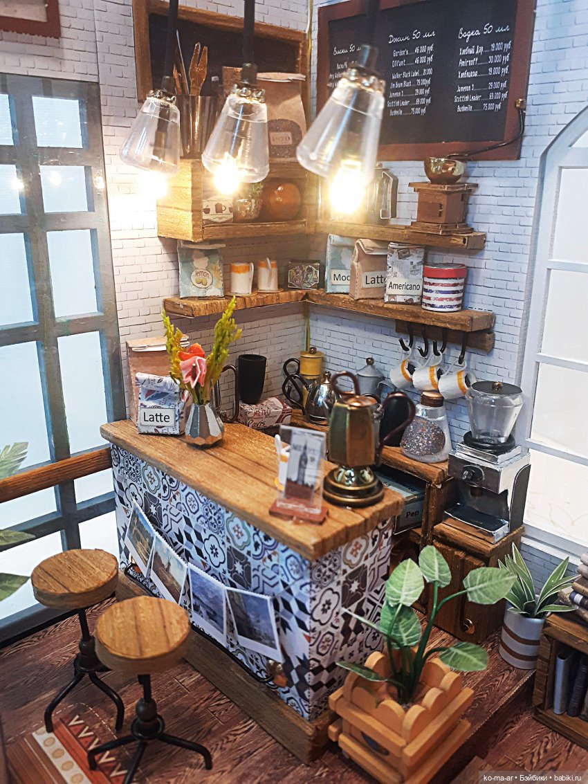 Румбокс Любимая кофейня | Бэйбики Румбокс Любимая кофейня — Румбоксы и кукольные интерьеры: фото