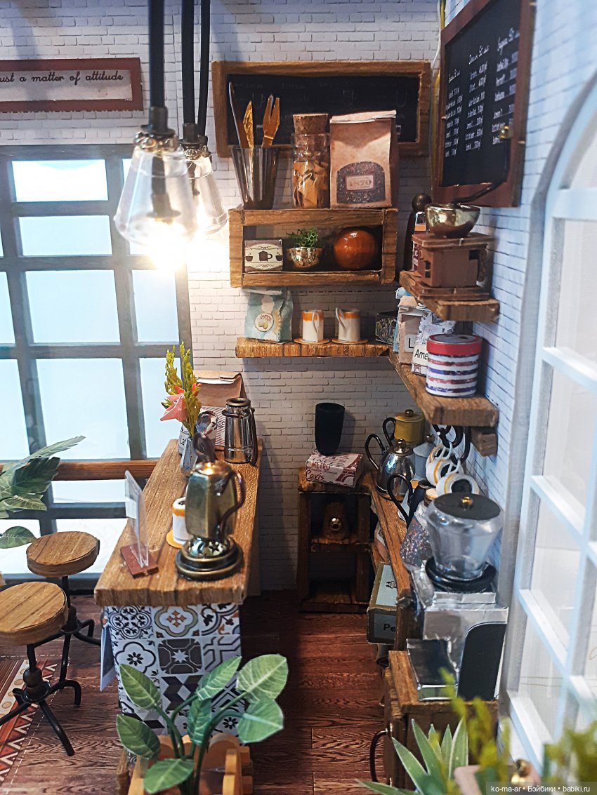 Румбокс Любимая кофейня | Бэйбики Румбокс Любимая кофейня — Румбоксы и кукольные интерьеры: фото