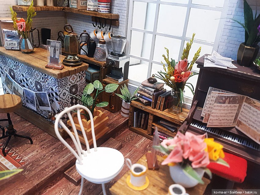 Румбокс Любимая кофейня | Бэйбики Румбокс Любимая кофейня — Румбоксы и кукольные интерьеры: фото