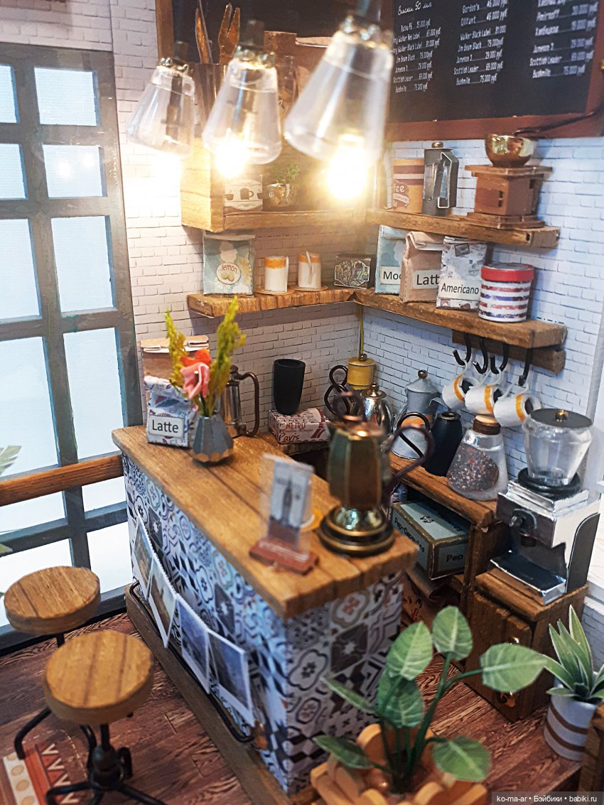 Румбокс Любимая кофейня | Бэйбики Румбокс Любимая кофейня — Румбоксы и кукольные интерьеры: фото