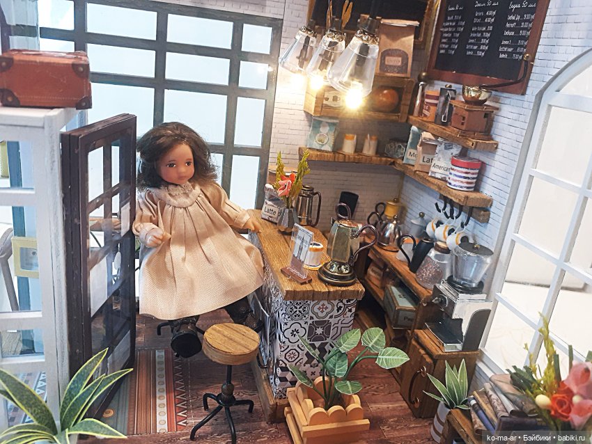 Маша открывает кафе — Домашние фото авторских кукол: личные коллекции (фото 8)