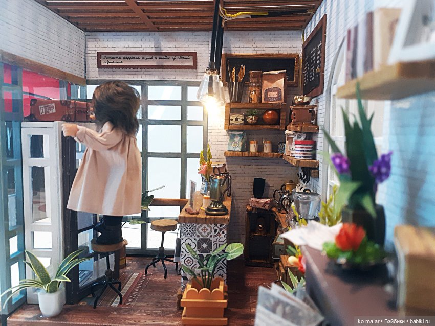 Маша открывает кафе — Домашние фото авторских кукол: личные коллекции