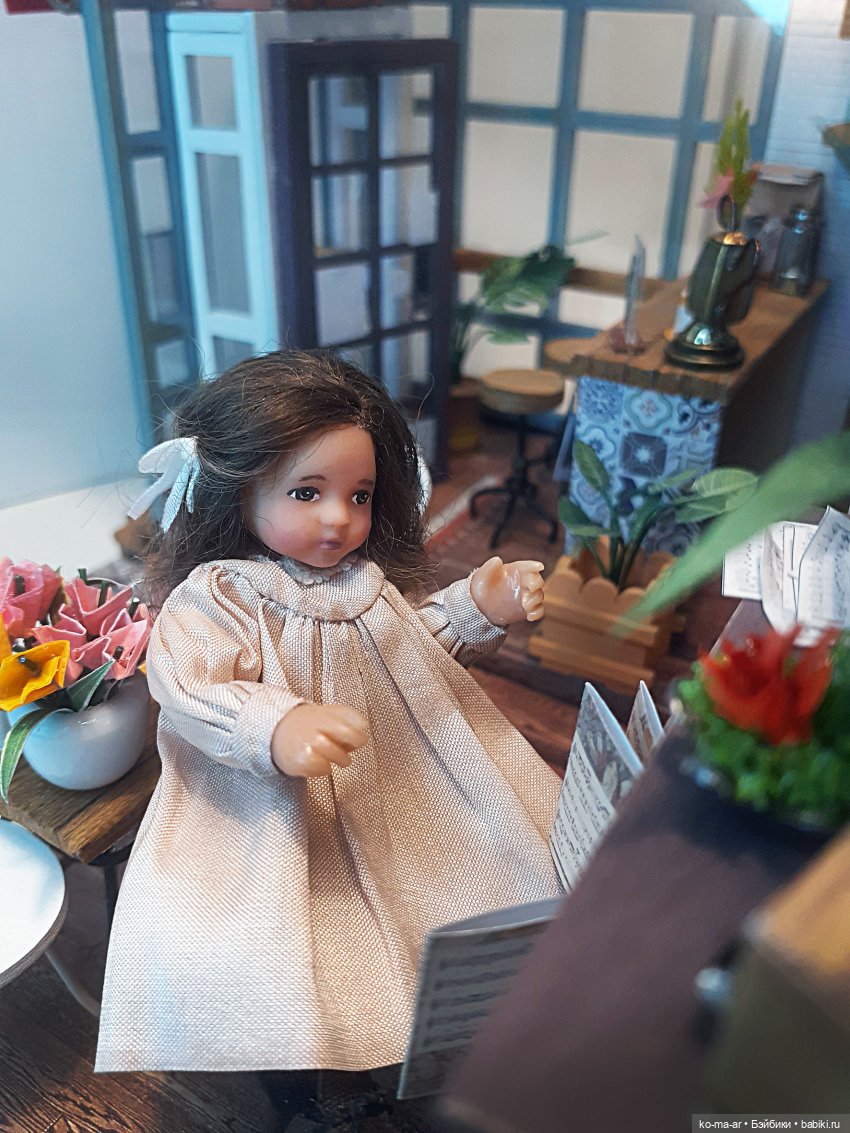 Маша открывает кафе — Домашние фото авторских кукол: личные коллекции