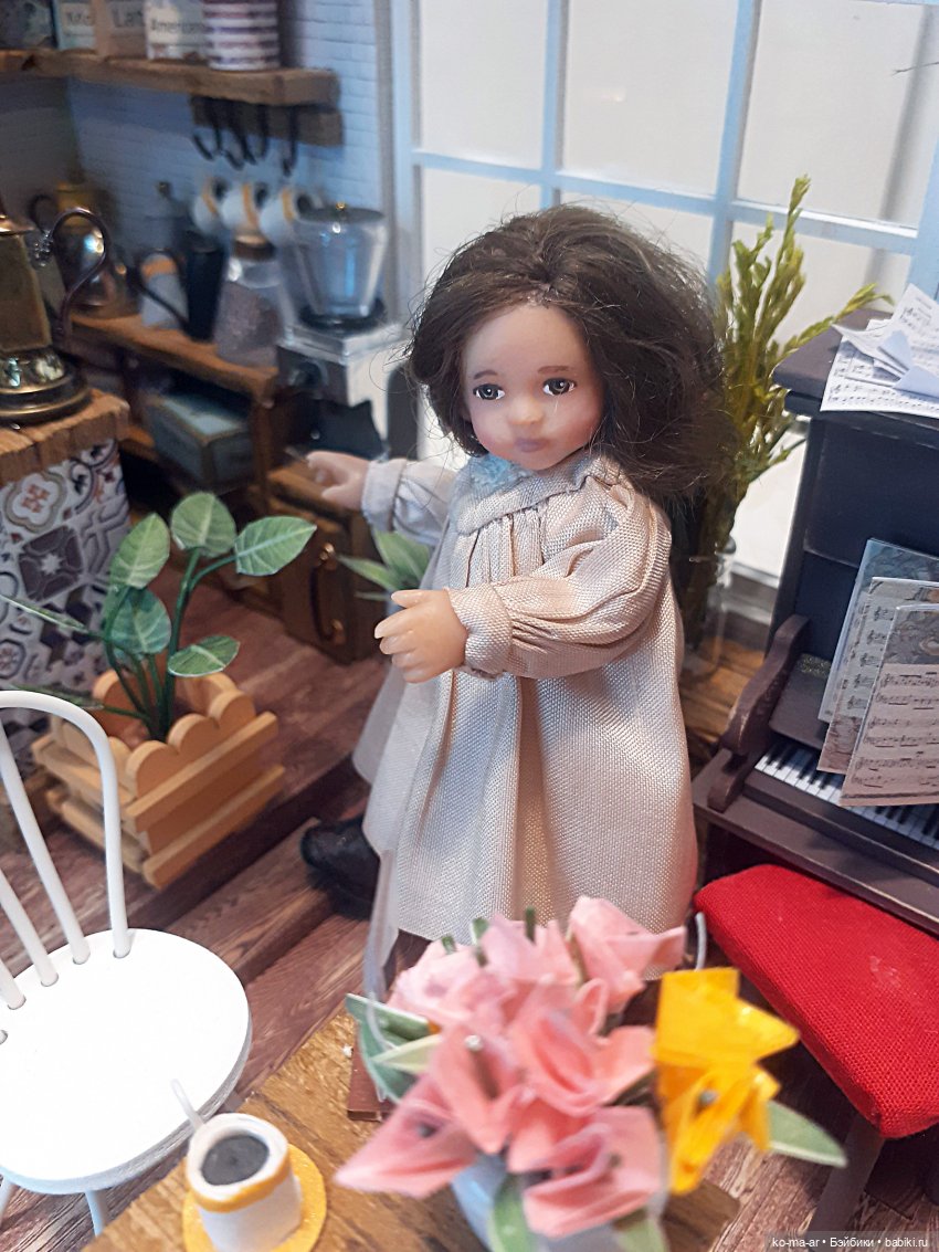 Маша открывает кафе — Домашние фото авторских кукол: личные коллекции