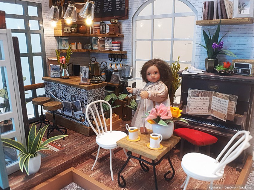 Маша открывает кафе — Домашние фото авторских кукол: личные коллекции