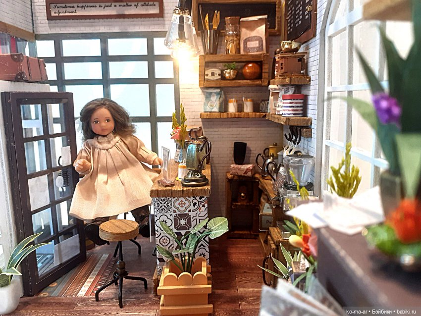 Маша открывает кафе — Домашние фото авторских кукол: личные коллекции (фото 7)