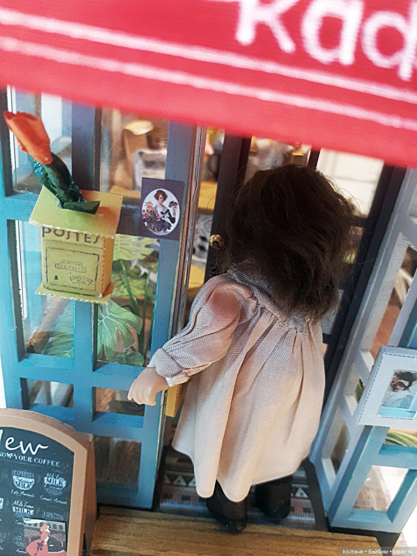 Маша открывает кафе — Домашние фото авторских кукол: личные коллекции (фото 3)