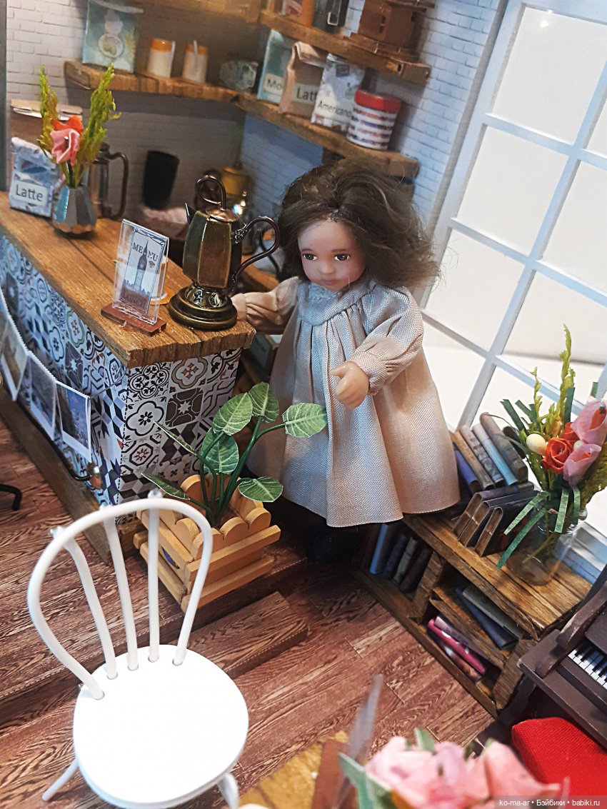Маша открывает кафе — Домашние фото авторских кукол: личные коллекции
