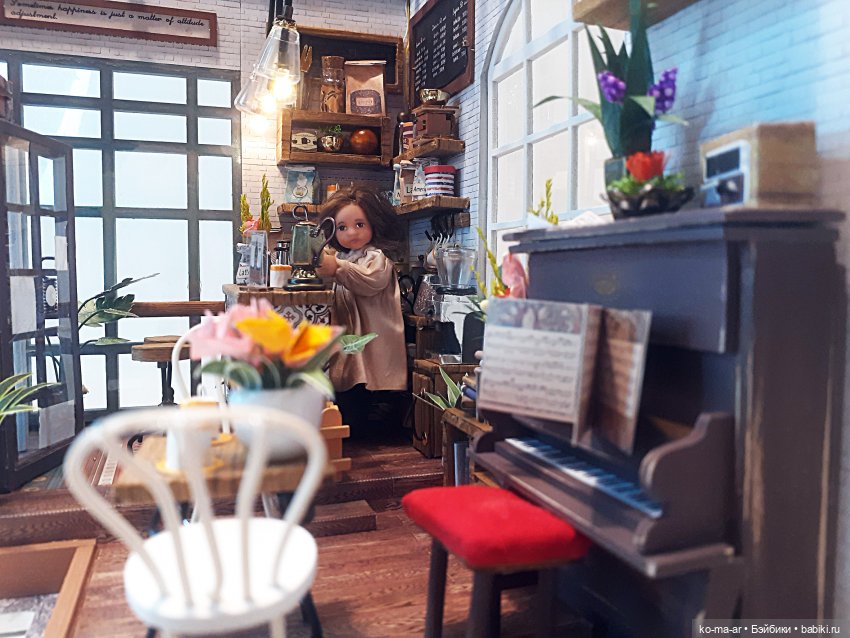 Маша открывает кафе — Домашние фото авторских кукол: личные коллекции
