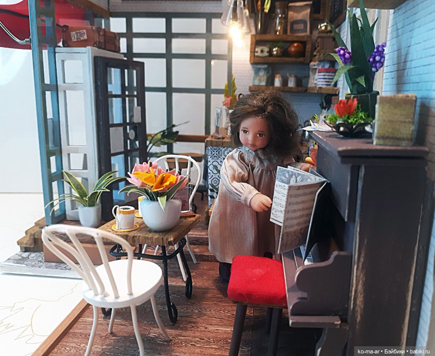 Маша открывает кафе — Домашние фото авторских кукол: личные коллекции