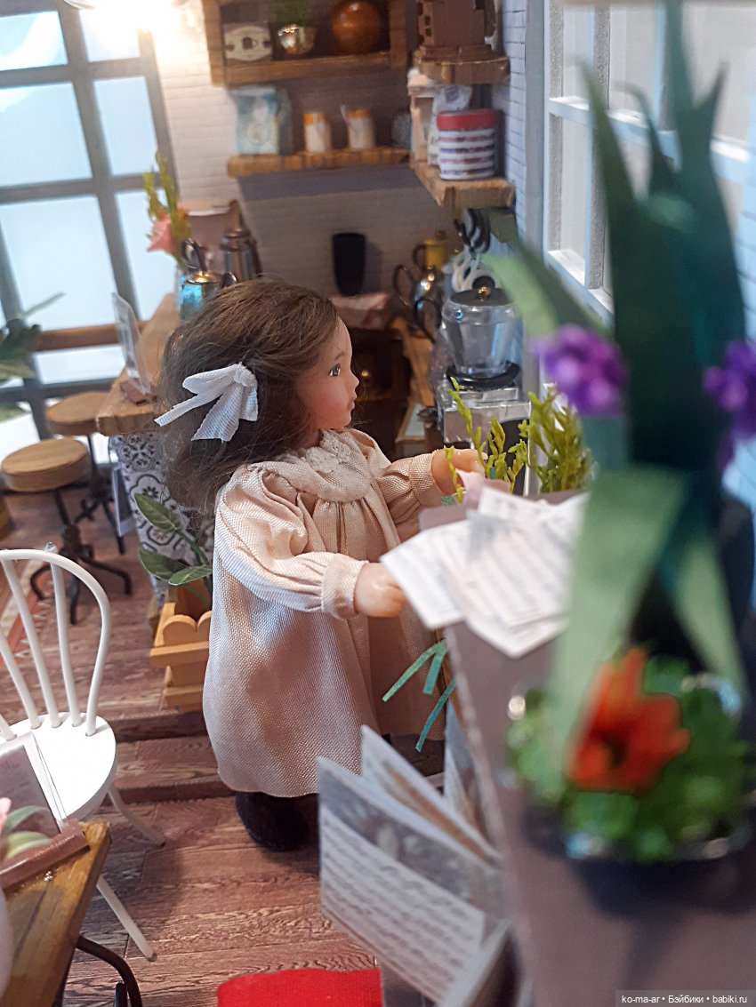 Маша открывает кафе — Домашние фото авторских кукол: личные коллекции