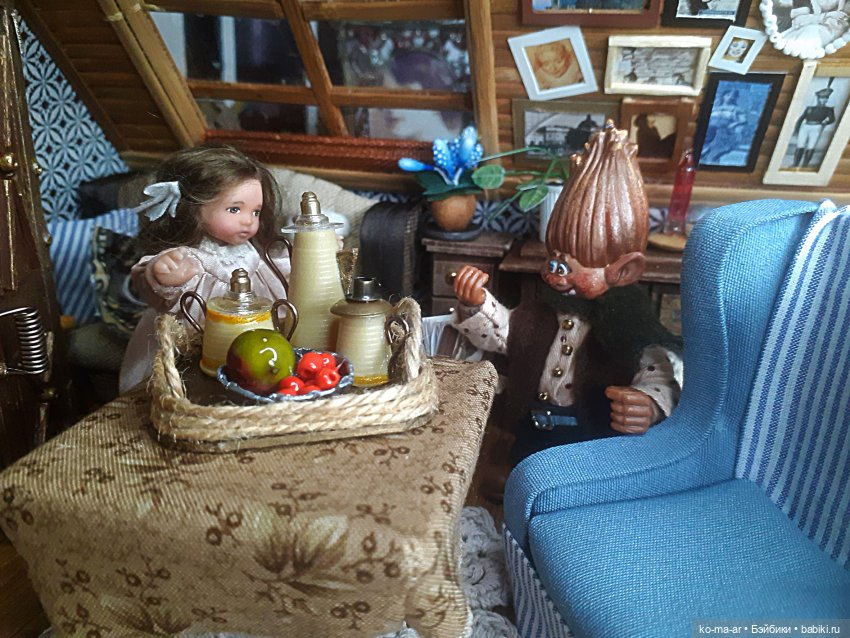 Домовенок Егорка | Бэйбики Домовенок Егорка — Авторские миниатюрные куклы: лепка (фото 6)