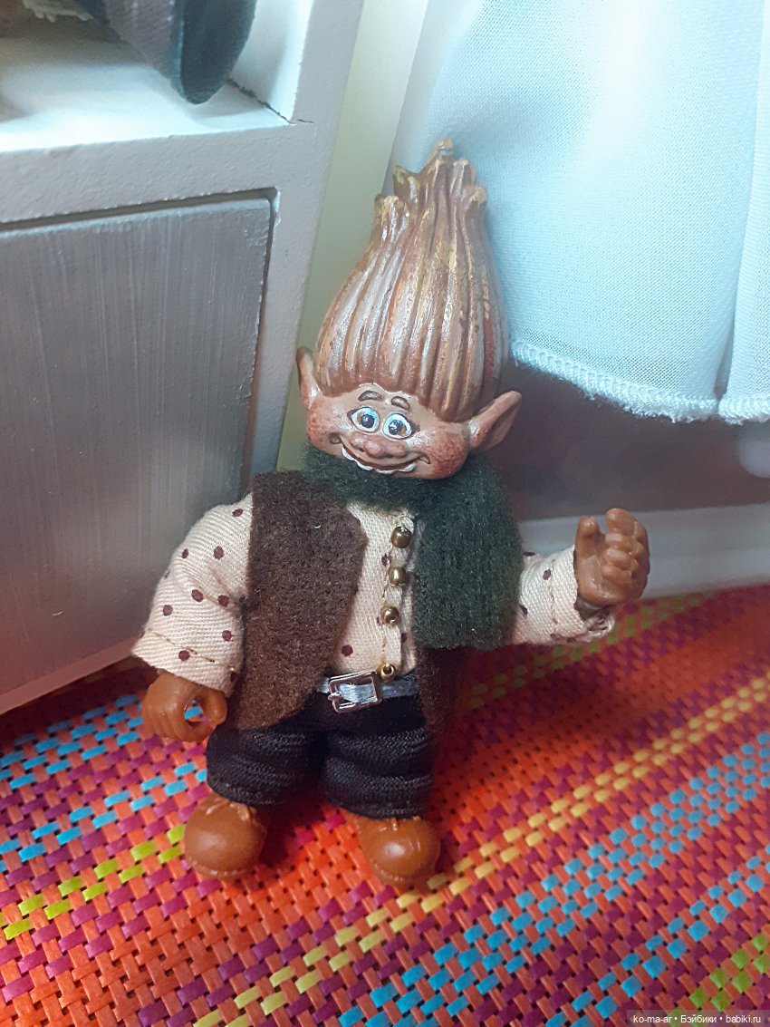 Домовенок Егорка | Бэйбики Домовенок Егорка — Авторские миниатюрные куклы: лепка (фото 5)