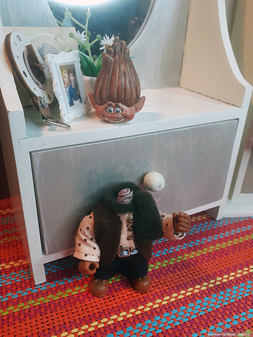 Домовенок Егорка | Бэйбики Домовенок Егорка — Авторские миниатюрные куклы: лепка (фото 4)