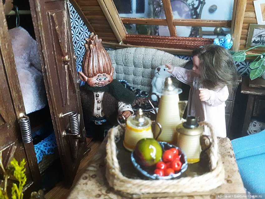 Домовенок Егорка | Бэйбики Домовенок Егорка — Авторские миниатюрные куклы: лепка