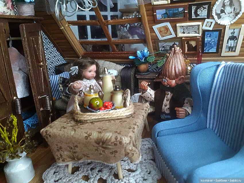 Домовенок Егорка | Бэйбики Домовенок Егорка — Авторские миниатюрные куклы: лепка (фото 7)