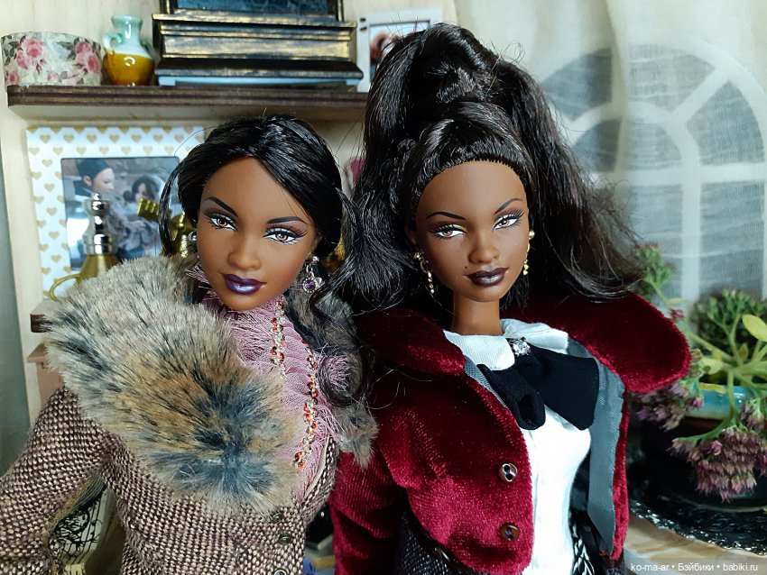 Мои коллекционные Барби с молдом Мбили