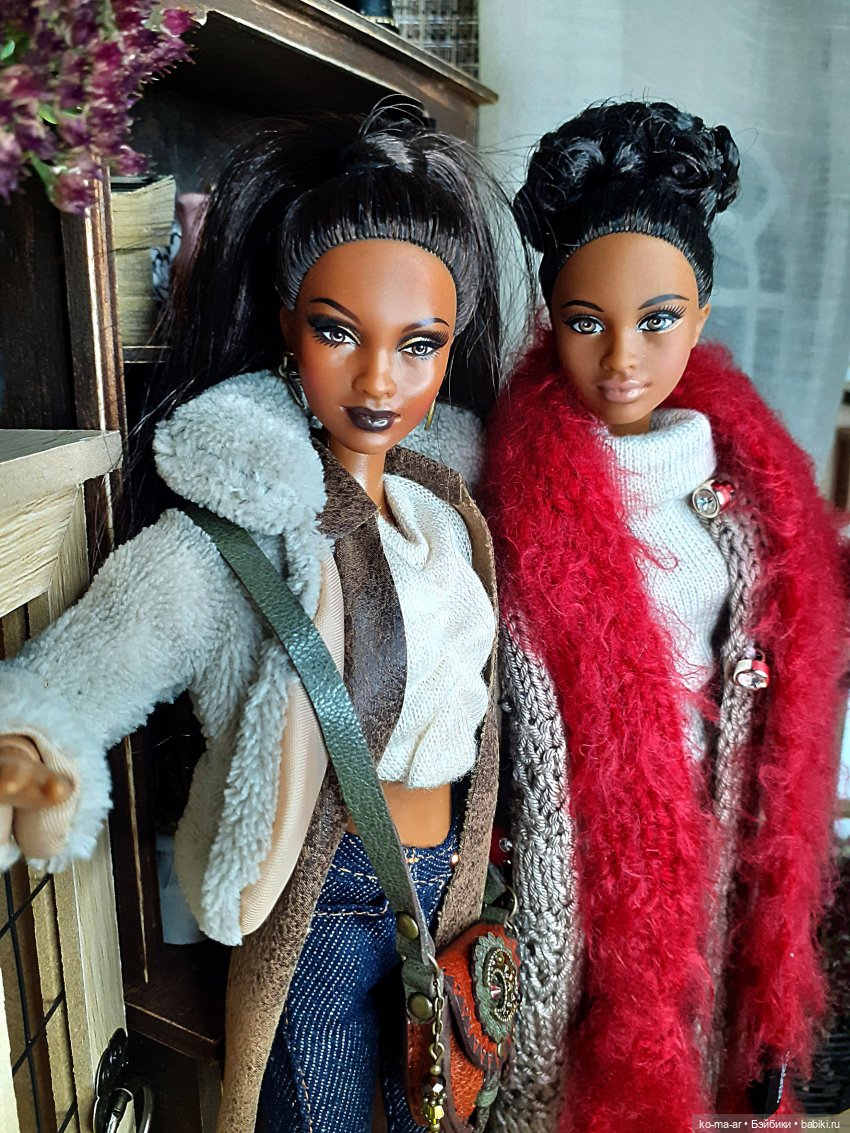 Мои коллекционные Барби с молдом Мбили