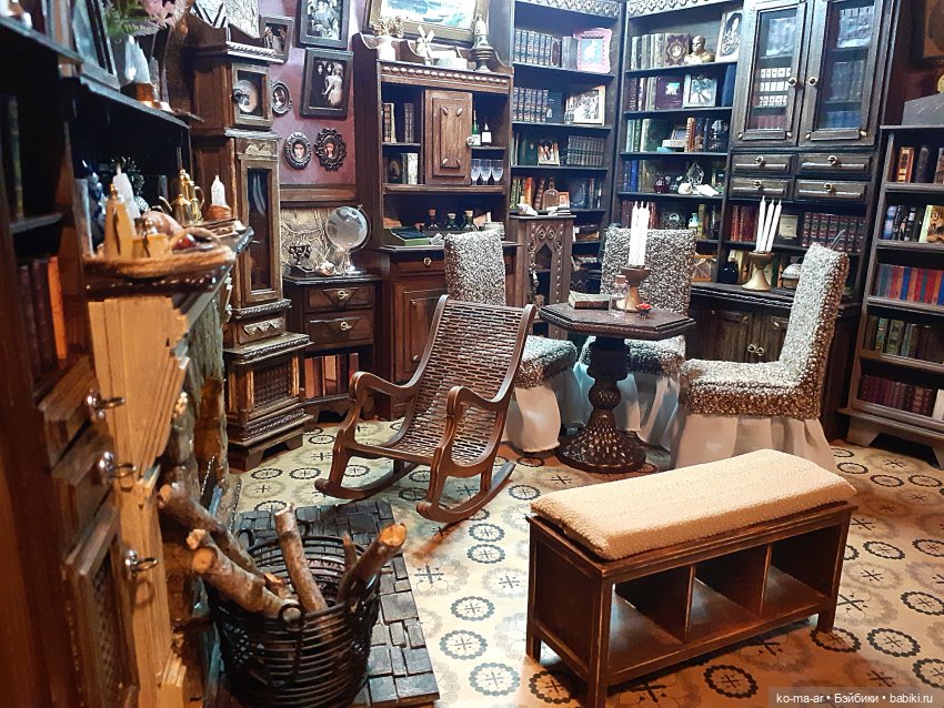 Камин к Рождеству — Румбоксы и кукольные интерьеры: фото