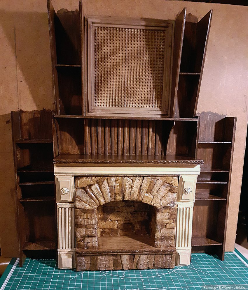Камин к Рождеству — Румбоксы и кукольные интерьеры: фото (фото 6)