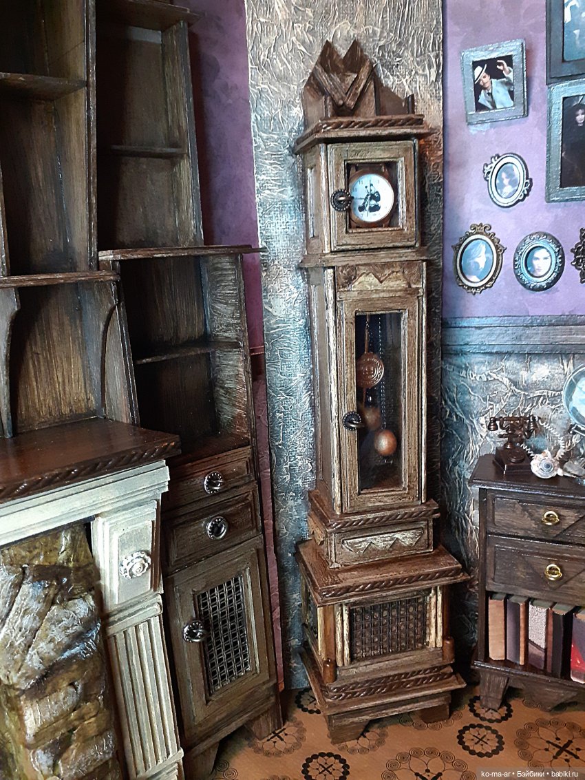 Камин к Рождеству — Румбоксы и кукольные интерьеры: фото