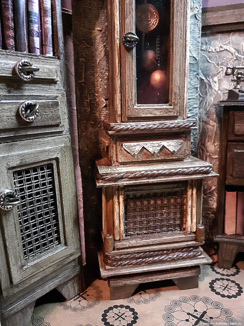 Камин к Рождеству — Румбоксы и кукольные интерьеры: фото