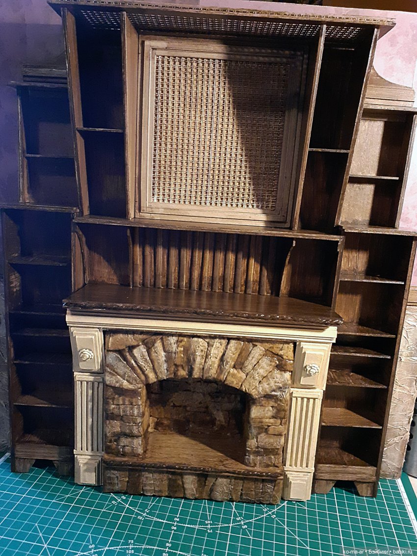 Камин к Рождеству — Румбоксы и кукольные интерьеры: фото (фото 7)