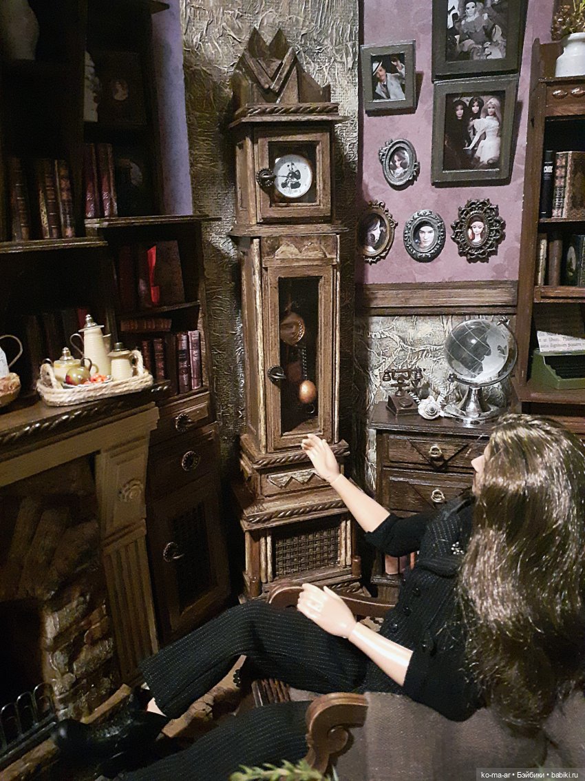 Камин к Рождеству — Румбоксы и кукольные интерьеры: фото