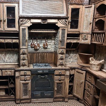 Кухня для кукол формата 1/6