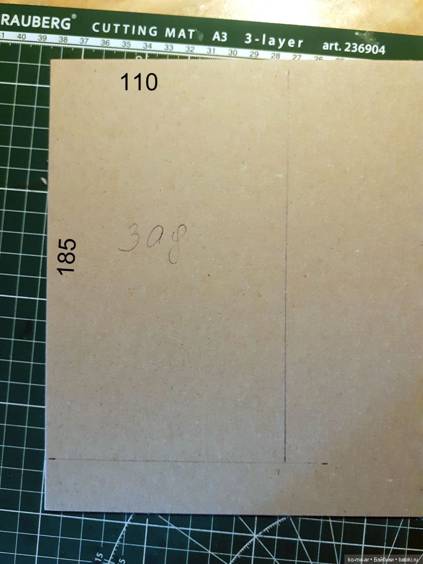 Копилка. Мастер-класс. Делаем комод из переплетного картона (фото 4)