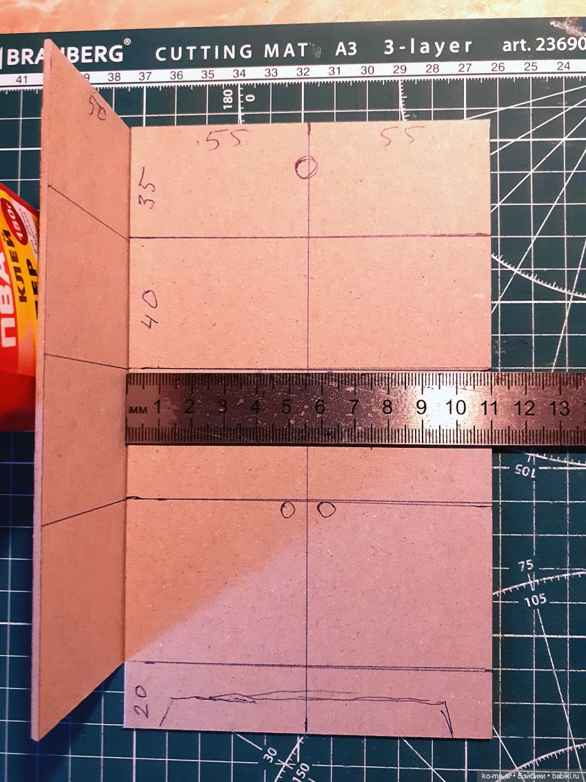 Копилка. Мастер-класс. Делаем комод из переплетного картона