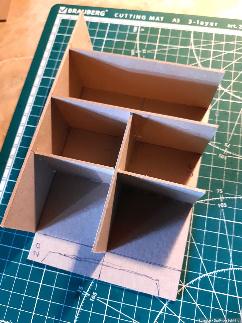 Копилка. Мастер-класс. Делаем комод из переплетного картона