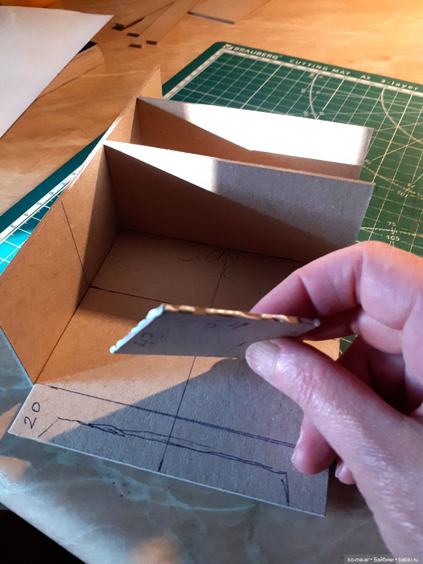 Копилка. Мастер-класс. Делаем комод из переплетного картона