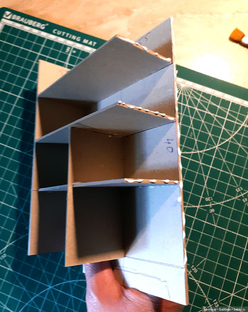 Копилка. Мастер-класс. Делаем комод из переплетного картона