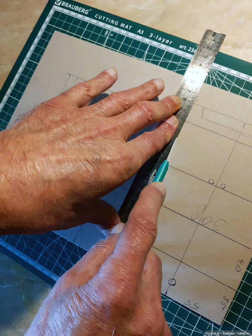 Копилка. Мастер-класс. Делаем комод из переплетного картона