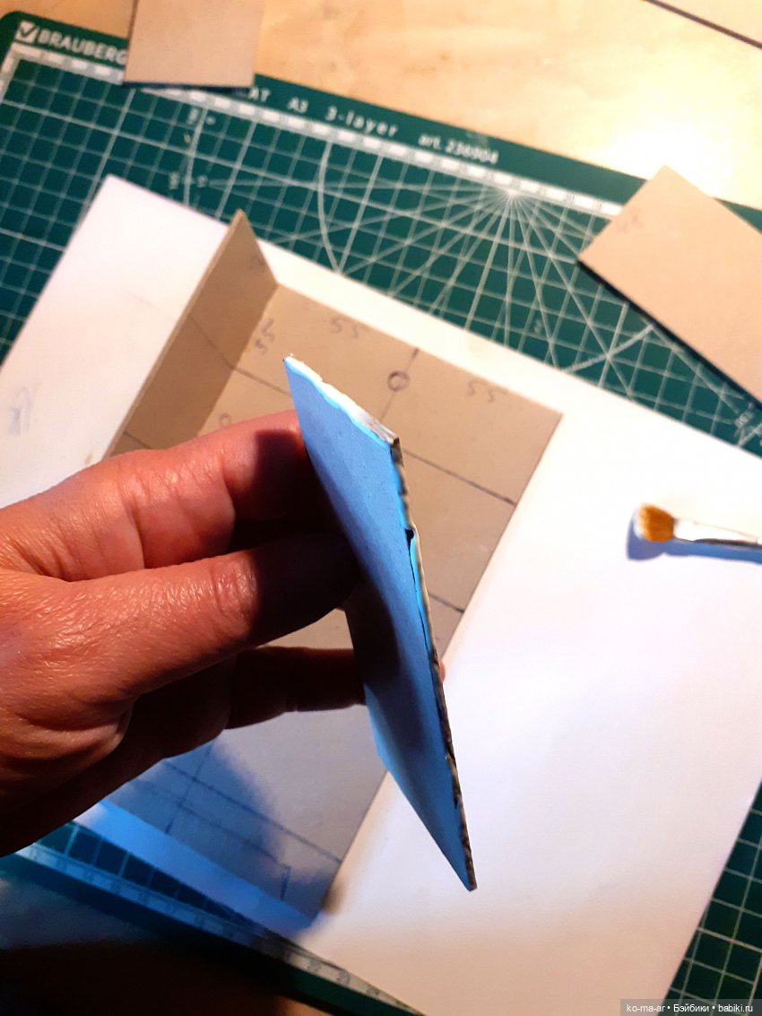 Копилка. Мастер-класс. Делаем комод из переплетного картона