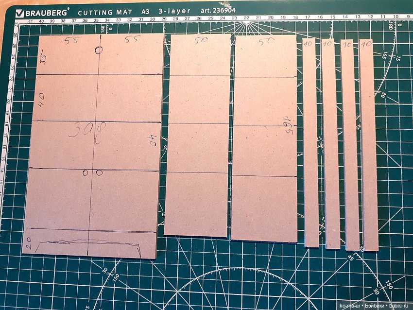 Копилка. Мастер-класс. Делаем комод из переплетного картона