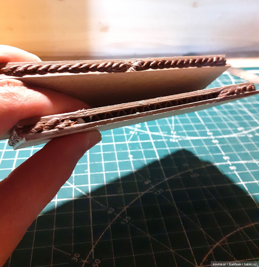 Копилка. Мастер-класс. Делаем комод из переплетного картона