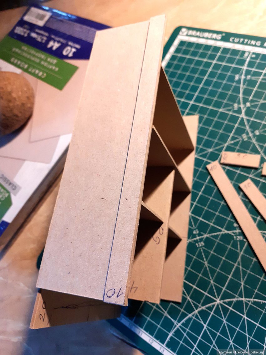 Копилка. Мастер-класс. Делаем комод из переплетного картона