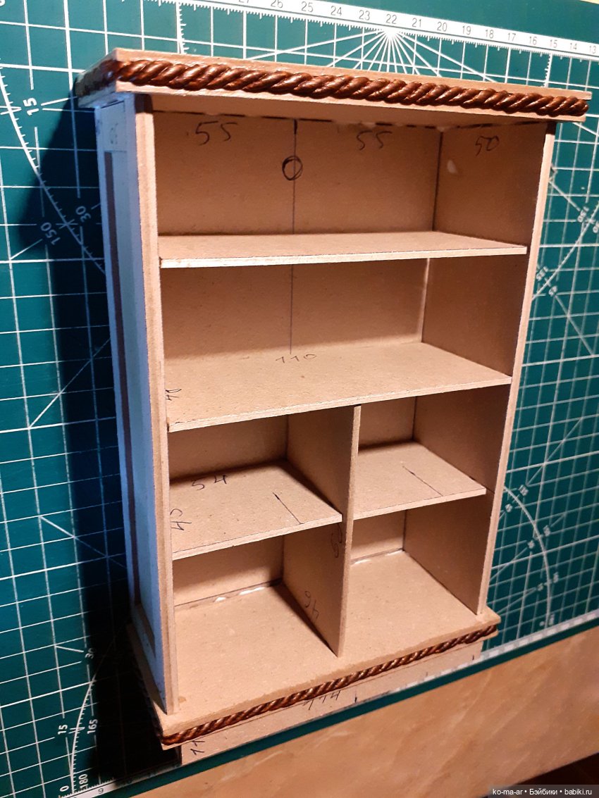 Копилка. Мастер-класс. Делаем комод из переплетного картона