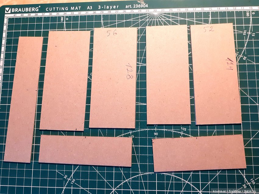 Копилка. Мастер-класс. Делаем комод из переплетного картона