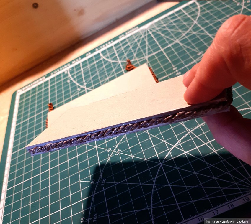 Копилка. Мастер-класс. Делаем комод из переплетного картона