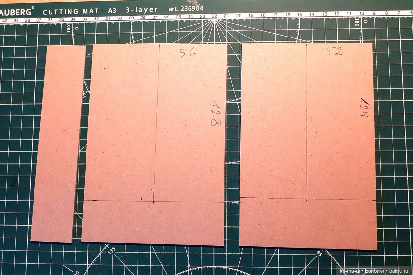 Копилка. Мастер-класс. Делаем комод из переплетного картона