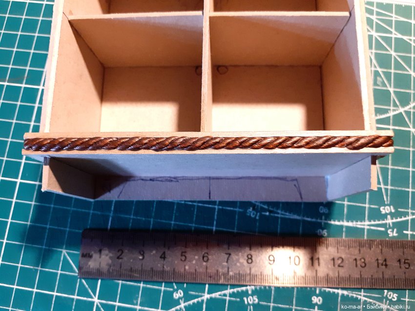 Копилка. Мастер-класс. Делаем комод из переплетного картона