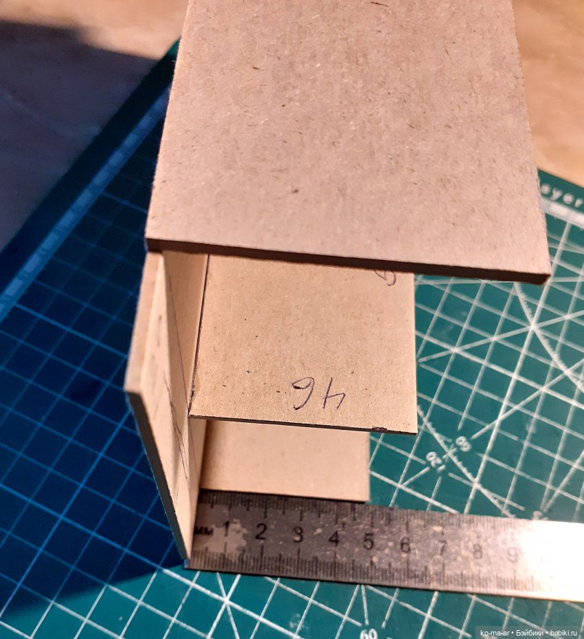 Копилка. Мастер-класс. Делаем комод из переплетного картона