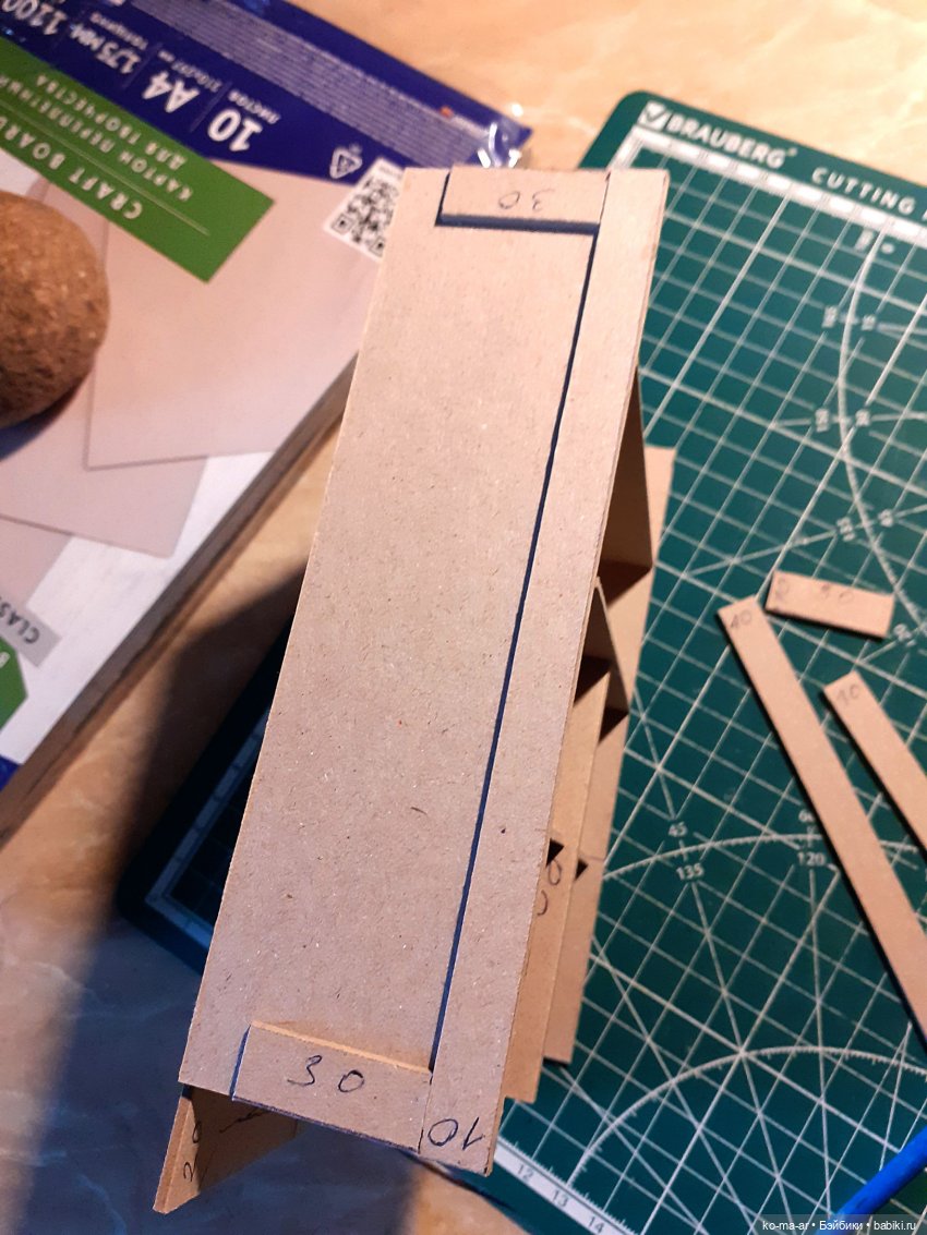 Копилка. Мастер-класс. Делаем комод из переплетного картона