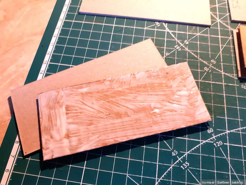 Копилка. Мастер-класс. Делаем комод из переплетного картона