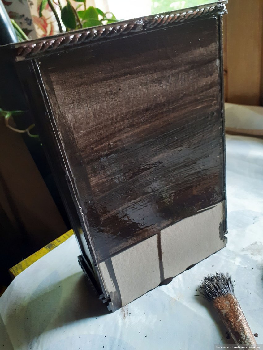 Копилка. Мастер-класс. Делаем комод из переплетного картона