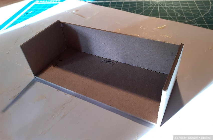 Копилка. Мастер-класс. Делаем комод из переплетного картона