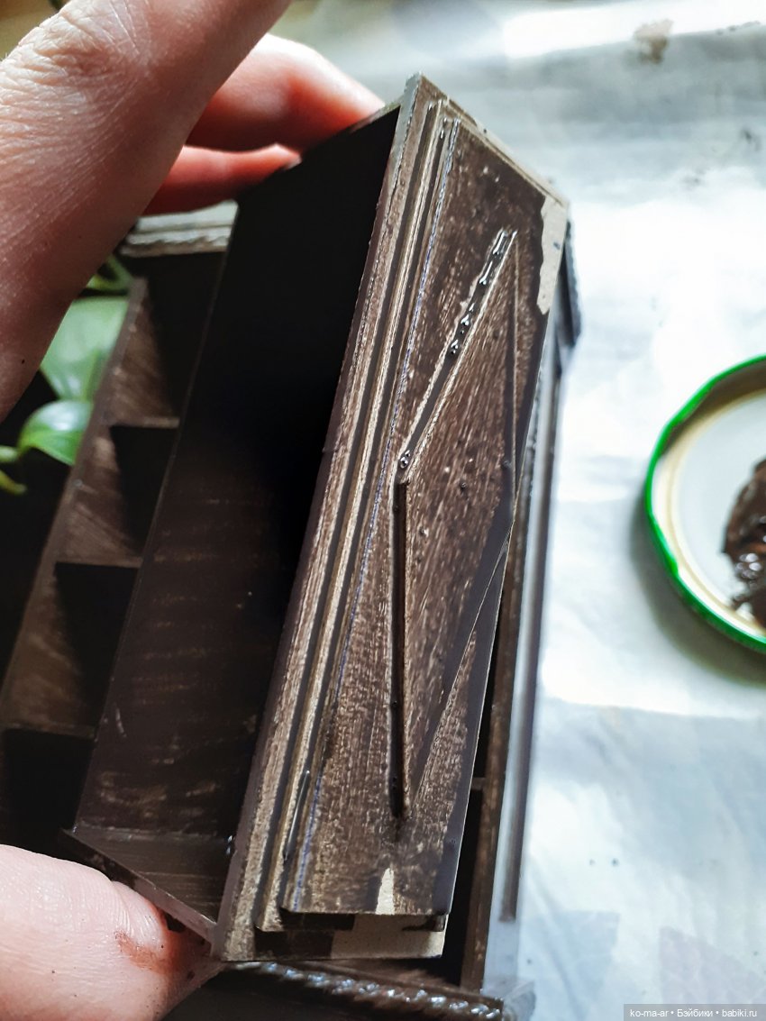 Копилка. Мастер-класс. Делаем комод из переплетного картона